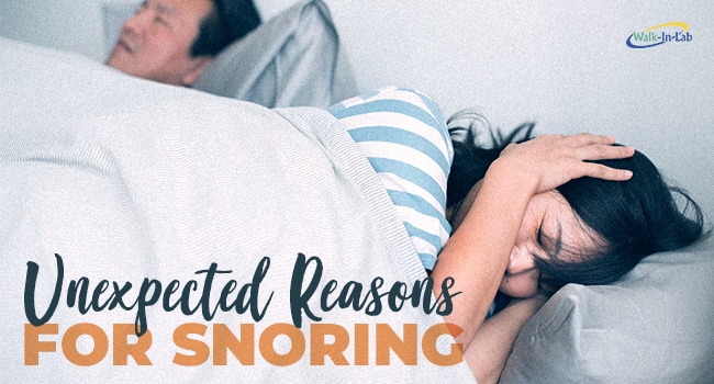 Unexpected reasons for snoring